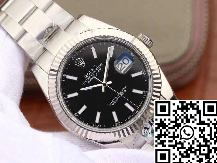 126334 Rolex Factory 41mm AR Datejust Dial Black 0303